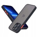 ETUI DO IPHONE 12 PRO MATOWE CASE – OCHRONA APARATU I WZMOCNIONA OSŁONA, CZARNY