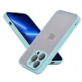 ETUI DO IPHONE 13 PRO MAX MATOWE CASE – OCHRONA APARATU I WZMOCNIONA OSŁONA,  TURKUSOWY