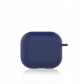 ETUI DO AIRPODS 3 Z KARABINKIEM - GRANATOWY