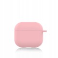 ETUI DO AIRPODS 3 Z KARABINKIEM - RÓŻOWY