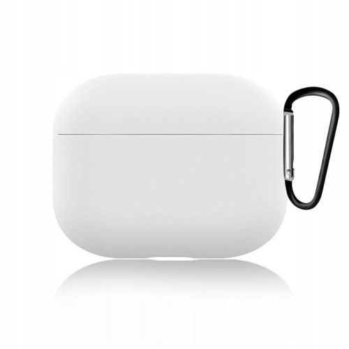 ETUI DO AIRPODS 3 Z KARABINKIEM - BIAŁY