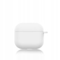ETUI DO AIRPODS 3 Z KARABINKIEM - BIAŁY