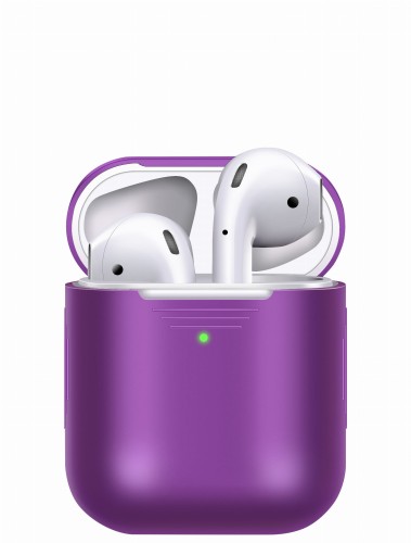 Etui silikonowe do AirPods 1/2 - Fioletowy