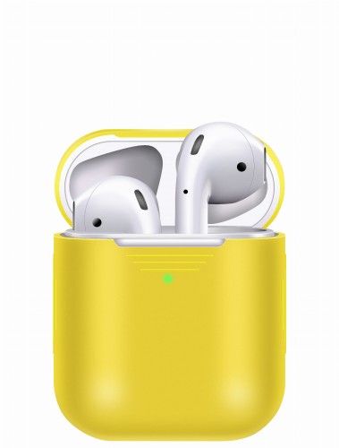 Etui silikonowe do AirPods 1/2 - Żółty