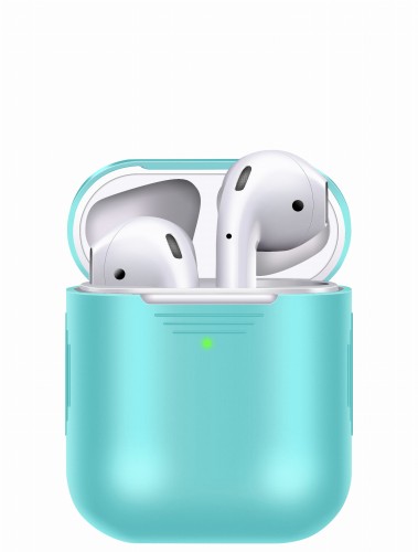 Etui silikonowe do AirPods 1/2 - Miętowy