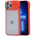 Etui z podwójną ochroną na aparat do iPhone 13 Pro Max - Czerwony
