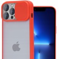 Etui z podwójną ochroną na aparat do iPhone 13 Pro Max - Czerwony