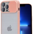 Etui z podwójną ochroną na aparat do iPhone 13 Pro Max - Różowy