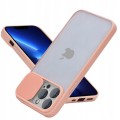 Etui z podwójną ochroną na aparat do iPhone 13 Pro Max - Różowy