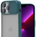 Etui z podwójną ochroną na aparat do iPhone 13 Pro - Zielony
