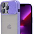Etui z podwójną ochroną na aparat do iPhone 13 Pro - Fiolet