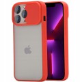Etui z podwójną ochroną na aparat do iPhone 13 Pro - Czerwony