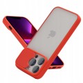 Etui z podwójną ochroną na aparat do iPhone 13 Pro - Czerwony