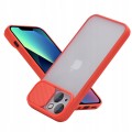 Etui z podwójną ochroną na aparat do iPhone 13 - Czerwony