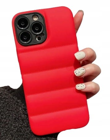 Etui AirBag case do iPhone 12 Pro Max - Czerwony + 2 osłonki na aparat GRATIS!