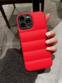 Etui AirBag case do iPhone 12 Pro Max - Czerwony + 2 osłonki na aparat GRATIS!