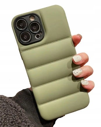 Etui AirBag case do iPhone 12 Pro Max - Zielony + 2 osłonki na aparat GRATIS!