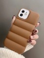 Etui AirBag case do iPhone 12 - Orzechowy + 2 osłonki na aparat GRATIS!