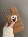 Etui AirBag case do iPhone 12 - Orzechowy + 2 osłonki na aparat GRATIS!