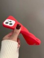 Etui AirBag case do iPhone 12 - Czerwony + 2 osłonki na aparat GRATIS!
