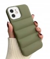  Etui AirBag case do iPhone 12 - Zielony + 2 osłonki na aparat GRATIS!