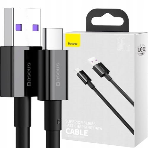 Baseus kabel USB - USB Typ-C 66W SuperCharge - 1M
