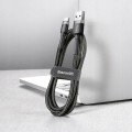 Kabel Baseus Cafule USB-A / USB-C QC 3.0 3A 1 m - Czarno-szary