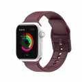 Silikonowy pasek do Apple Watch 38/40/41mm - Wine