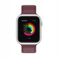 Silikonowy pasek do Apple Watch 38/40/41mm - Wine