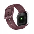 Silikonowy pasek do Apple Watch 38/40/41mm - Wine