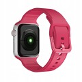 Silikonowy pasek do Apple Watch 38/40/41mm - Rose red