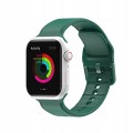 Silikonowy pasek do Apple Watch 38/40/41mm - Dark green