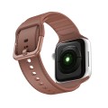 Silikonowy pasek do Apple Watch 38/40/41mm - Brown