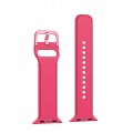 Silikonowy pasek do Apple Watch 42/44/45mm - Rose red