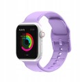 Silikonowy pasek do Apple Watch 42/44/45mm - Lavender