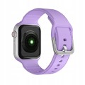 Silikonowy pasek do Apple Watch 42/44/45mm - Lavender
