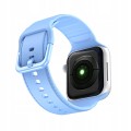 Silikonowy pasek do Apple Watch 42/44/45mm - Denim blue