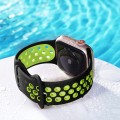 Pasek sportowy do Apple Watch 42/44/45mm | ML - Black + Green