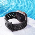 Pasek sportowy do Apple Watch 38/40/41mm | SM - Dark Grey + Black