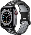Pasek sportowy do Apple Watch 38/40/41mm | SM - Black + Grey