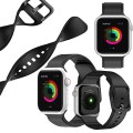 Silikonowy pasek do Apple Watch 42/44/45mm - Black