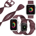 Silikonowy pasek do Apple Watch 38/40/41mm - Wine