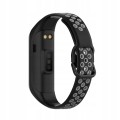 PASEK PERFOROWANY DO SAMSUNG GALAXY FIT 2 SM-R220 OPASKA, CZARNO -SZARY