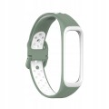 PASEK PERFOROWANY DO SAMSUNG GALAXY FIT 2 SM-R220 OPASKA, ZIELONO - BIAŁY