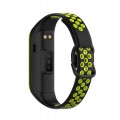 PASEK PERFOROWANY DO SAMSUNG GALAXY FIT 2 SM-R220 OPASKA, CZARNO - ZIELONY