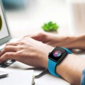 PASEK SILIKONOWY DO APPLE WATCH 42/44/45/49mm | BLUE