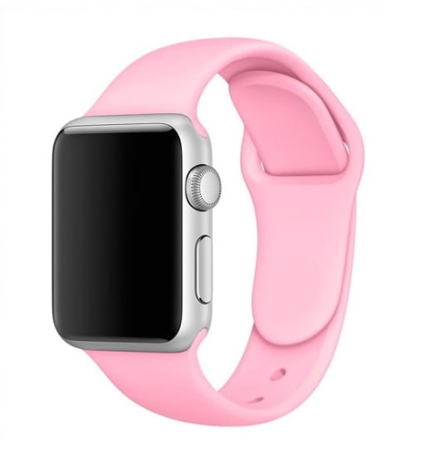 PASEK SILIKONOWY DO APPLE WATCH 42/44/45/49mm | PINK