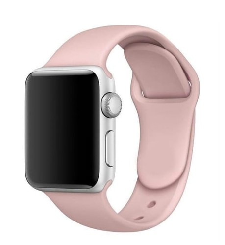 PASEK SILIKONOWY DO APPLE WATCH 42/44/45/49mm | PINK SAND 