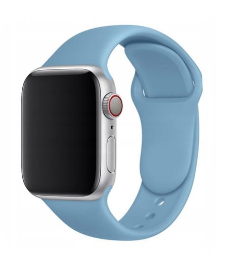 PASEK SILIKONOWY DO APPLE WATCH 42/44/45/49mm | CORNFLOWER 