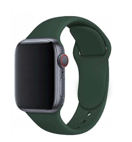PASEK SILIKONOWY DO APPLE WATCH 42/44/45/49mm |  FOREST GREEN 